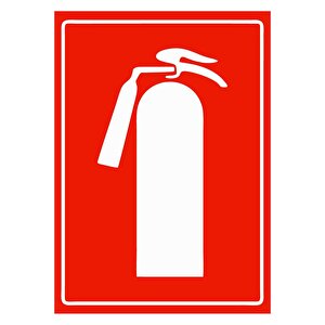 Yangın Söndürücü Isg Uyarı Levhası Pvc A3 30x42 Cm 30x42 cm