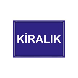 Kiralık Isg Uyarı Levhası Pvc A3 30x42 Cm 30x42 cm