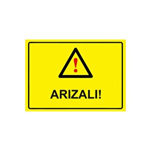 Arızalı! Isg Uyarı Levhası Pvc A4 21x30 Cm 21x30 cm