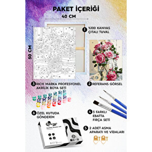 Sozsuzluk Çemberi Sayılarla Boyama Seti 50x70 cm