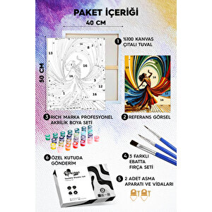 Denizin Huzuru Sayılarla Boyama Seti 35x50 cm