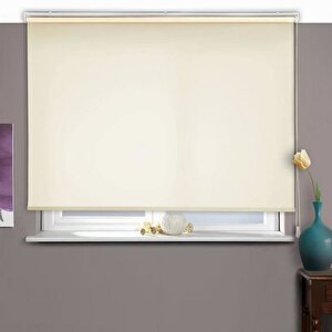 Stor Perde Krem  Blackout (karartma) 130x260 cm