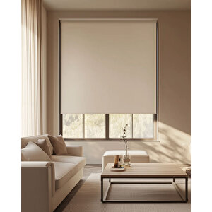Stor Perde Krem  Blackout (karartma) 130x260 cm