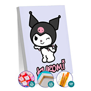 Kuromi Sayılarla Boyama Seti 35x50 cm
