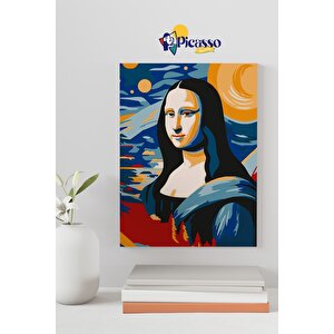 Mona Lisa Sayılarla Boyama Seti 50x70 cm