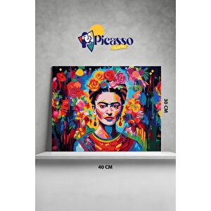 Frida Kahlo Sayılarla Boyama Seti 40x50 cm