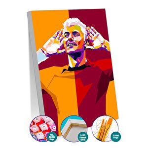 Kralın Bakışı Sayılarla Boyama Seti 35x50 cm