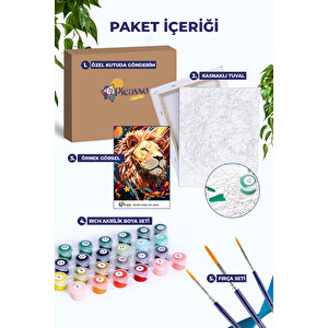 Işığın Yükselişi Sayılarla Boyama Seti 35x50 cm