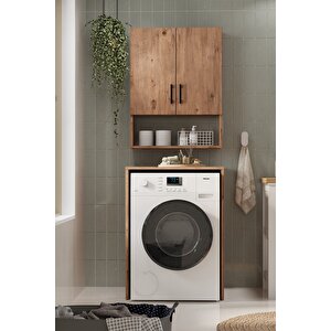 Çamaşır Makinası Dolabı Kurutma Makinası Dolabı Banyo Dolabı Deniz Çam