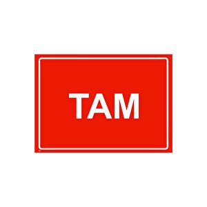 Tam Isg Uyarı Levhası Pvc A4 21x30 Cm 21x30 cm