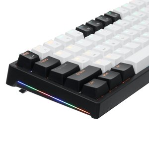 Valkyrie Leaven K620 Blue Switch Mekanik Gaming Oyun Klavyesi Rgb 61 Key Mavi Tuş Type-c Klavye Siyah Beyaz K620