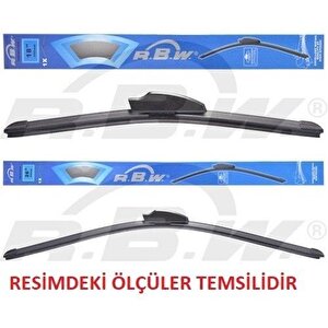 Maserati 430  02.88-12.01 500 / 500 Mm. Rbw Muz Silecek Seti  2'li Takım. U Kanca Uyumludur.