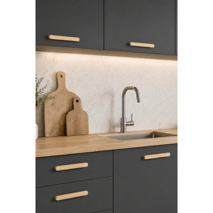 Ahşap Dolap Kulpu Elegans 224 Mm Ahşap Rengi Ahşap Kulp