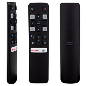 Tcl Rc 802v Fmr1 50'' - 55'' Android Tv Netflix Tuşlu Sesli Kontrol Akıllı Lcd Led Tv Kumanda