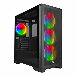 Powerboost Vk-g4306s Usb 3.2 Argb Eatx Mid Tower Siyah Kasa