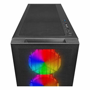 Powerboost Vk-g4306s Usb 3.2 Argb Eatx Mid Tower Siyah Kasa