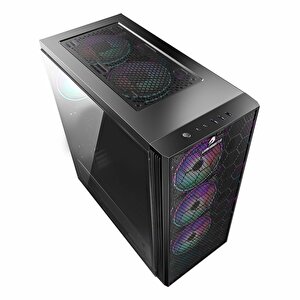 Gamebooster Gb-x51 Usb 3.2 Rgb Atx Mid Tower Siyah Kasa