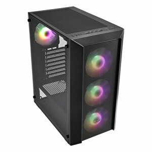 Cmt318 850w 80+ Bronz Usb 3.2 Argb Eatx Full Tower Siyah Kasa