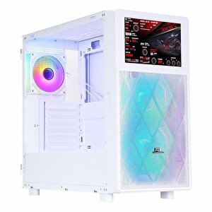 Powerboost Pb-p4367bw Usb 3.2 Argb Atx Mid Tower Beyaz Kasa