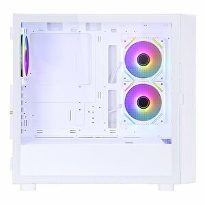 Powerboost Pb-p4367bw Usb 3.2 Argb Atx Mid Tower Beyaz Kasa
