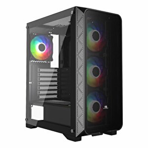 Powerboost Pb-ps5846b 600w 80+ Usb 3.2 Led Atx Mid Tower Siyah Kasa