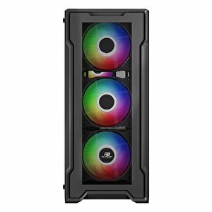 Powerboost Pb-ps6849b 650w 80+ Bronz Usb 3.2 Led Atx Mid Tower Siyah Kasa
