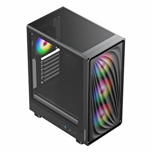 Powerboost Pb-a5065b 650w 80+ Bronz Usb 3.2 Argb Eatx Mid Tower Siyah Kasa