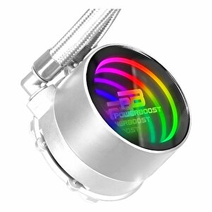 Powerboost Deep 240 Argb 240mm Am5/1700p Beyaz İşlemci Sıvı Soğutucu