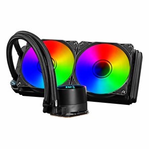 Powerboost Deep 240 Argb 240mm Am5/1700p Siyah İşlemci Sıvı Soğutucu
