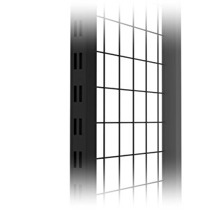 3 Katlı Dekoratif Midi Rack - Ekonomik Depo,arşiv, Kiler Rafı  Siyah-turuncu-35x180 Cm-150 Cm