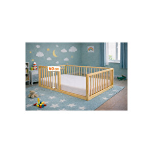 Mka Montessori̇ 60 Cm Bari̇yer Yüksekli̇ği̇ Montessori Bebek Ve Çocuk Karyolası 80x180 cm