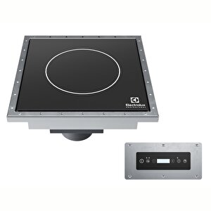E4hdefos Plug-ın Inductıon Cook Top, Squared, Mono Zone, Flushed Drop-ın, 3000w ,602409