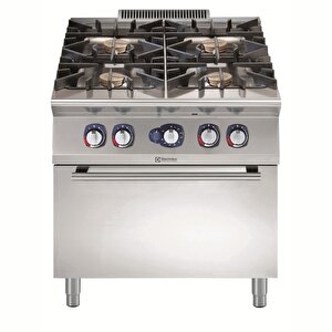 E9gcgh4cgm 4 Ocaklı (10kw) Gazlı Kuzine+fırın-800mm ,391006