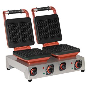 Wfl21.e22 Waffle Makinesi Brüksel 4x6