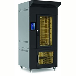 Emp.gdkf-10-b-lpg Gazlı Döner Konveksıyonlu Fırın-10 Tepsı-sıyah Lpg