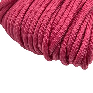 Polyester Paracord İp 660 Lb 4 Mm Fuşya 30 Metre