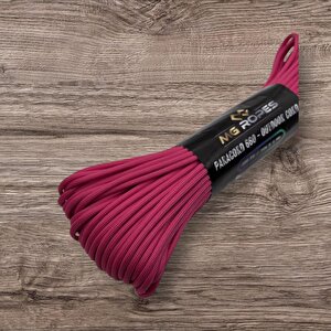 Polyester Paracord İp 660 Lb 4 Mm Fuşya 30 Metre