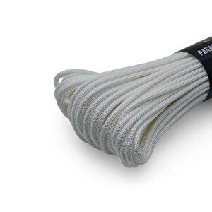 Polyester Paracord İp 4 Mm Beyaz Renk 30 Metre