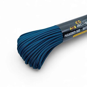 Polyester Paracord İp 4 Mm Petrol Renk 30 Metre