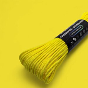 Polyester Paracord İp 4 Mm Sarı Renk 30 Metre
