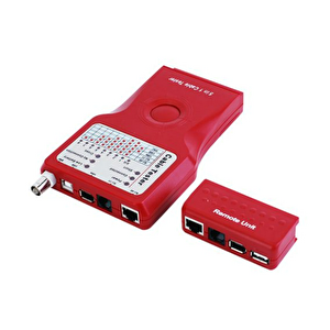 Luxury,bnc,usb,network Kablo Test Aleti̇, 4+1 Kablo Test Cihazı  8p8c/6p6c/usb/bnc