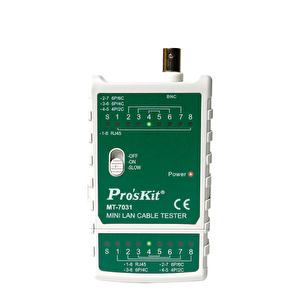 Luxury,rj45, Rj11/12/22 Ve Bnc Kablolarının Kontrolü Için Kapsamlı Kablo Test Cihazı, Mini Lan Kablo Test Cihazı