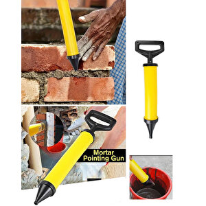 Çimento Kireç El Pompası Derz Dolgu Harç Enjeksiyon Tabanca pompa Seti 4 başlıklı