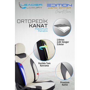 Skoda Yeti Lüx Keten Oto Koltuk Kılıfı Ön Arka Takım Edition Bej Bej
