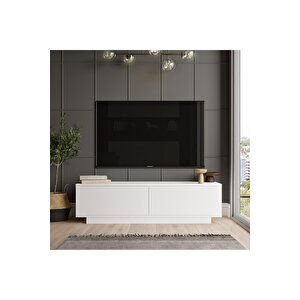 Vilinda Tv Ünitesi Tv Sehpası 140cm Vil1-w Beyaz Beyaz
