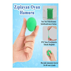 Zıplayan Oyun Hamuru 12 Renk Ve Merdane Kesici Enjektör 9 Lu Hava İle Kuruyan Modelleme Kili Yumuşak Köpük Kil Esnek