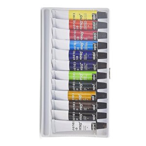 Pepeo Yağlı Boya 12 Renk 12 Ml 1 Paket Yağlı Boya Seti 12 Li Ahşap Tuval Taş Ağaç Boyamalar İçin İdea Boyama Seti