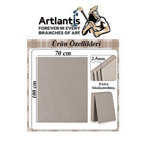 Mukavva Gri 2.5 Mm 70x100 Cm 10 Adet Sert Karton Ekstra Sıkıştırılmış 70*100 Mukavva Gri Renkli 10 Adet