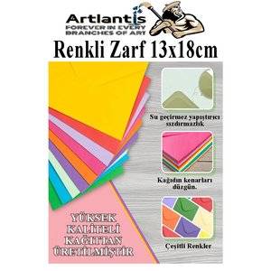 Kırmızı Zarf 13x18 Cm 10 Adet Kırmızı Mektup Zarfı Davetiye Zarfı Kartpostal Çekiliş Hediye Zarfı