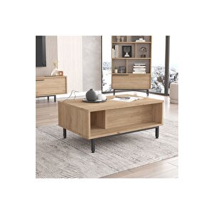 Bohem Orta Sehpa 60x90cm Metal Ayaklı Kapaklı Sepet Boh2-s Sepet